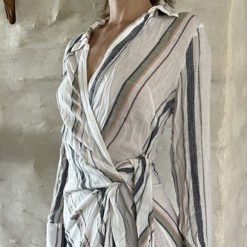 l*space Soft Striped Beach Cover Up